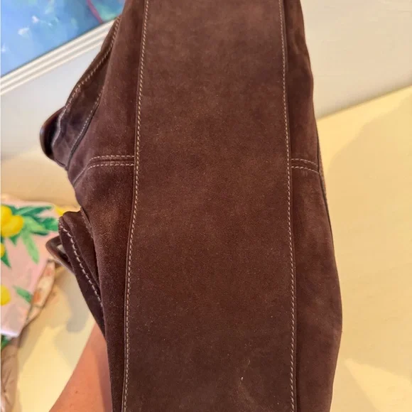 Vintage Coach Limited Edition Mahogany Haversack Bleecker Street Suede bag - Picture 3 of 12